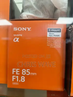 New Sony FE 85mm F1. 8