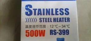 500W Aquarium Heater - Stainless Steel