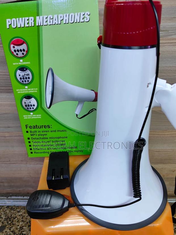 Megaphone 80watts,Built in Siren,Mp3 Player,120s Auto Record