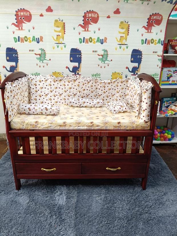 Brown Baby Cot **Baby Cot* - main view