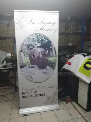 Funeral Roll Up Banners Printing