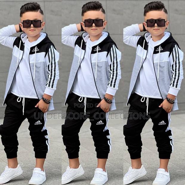 Top Quality Three in One Turkey Boys Tracksuit - thumbnail 4