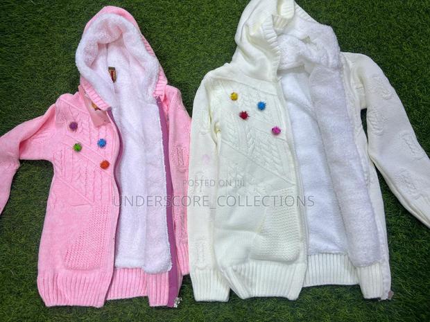 High Quality Girls Sweaters With Inner Fleece