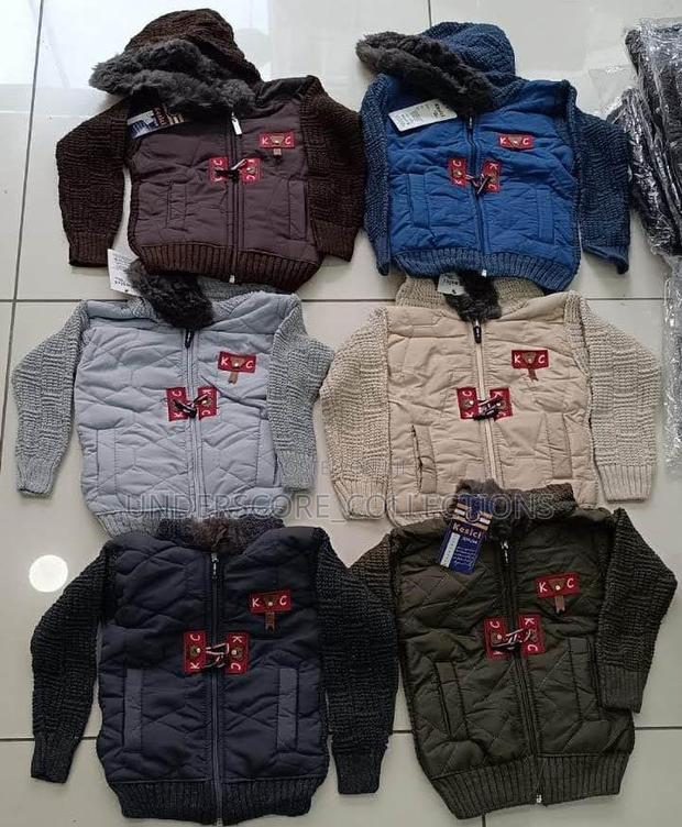 High Quality Boys Winter Sweaters With Inner Fleece - main view
