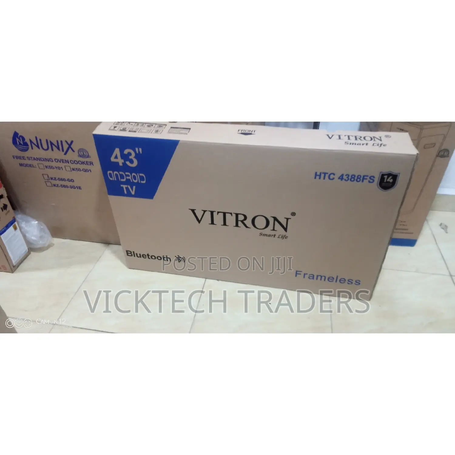 Vitron Vitron 43 Inches Smart, Android and Frameless Tv