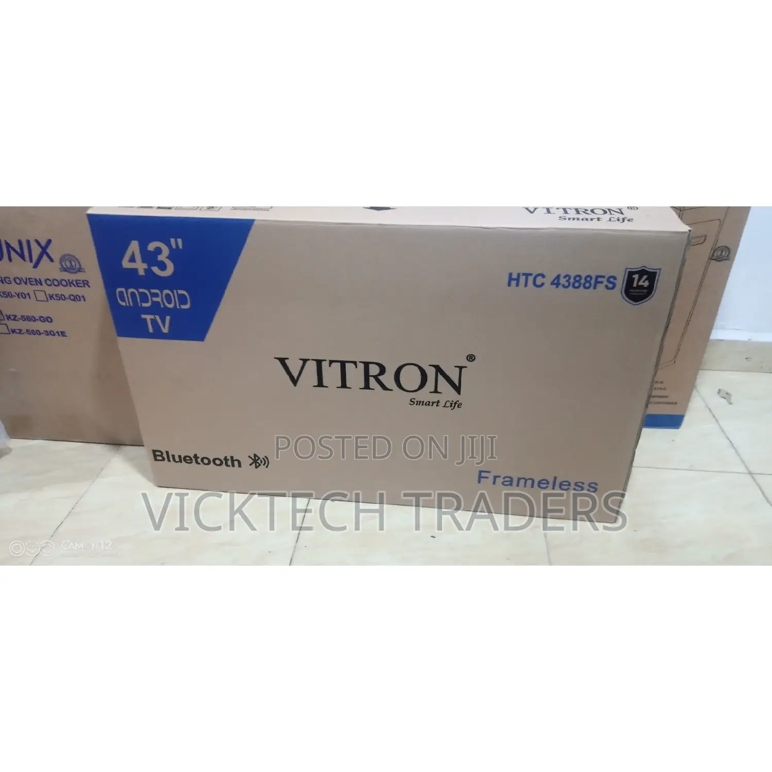 Vitron Vitron 43 Inches Smart, Android and Frameless Tv