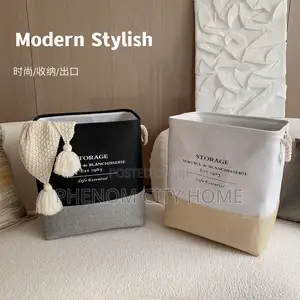 Canvas Laundry Basket