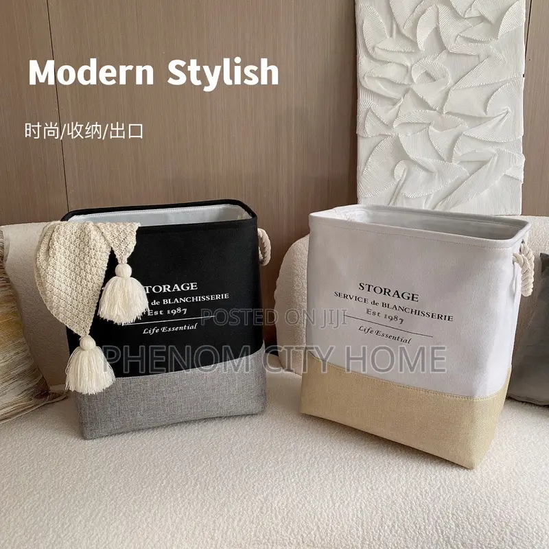 Canvas Laundry Basket