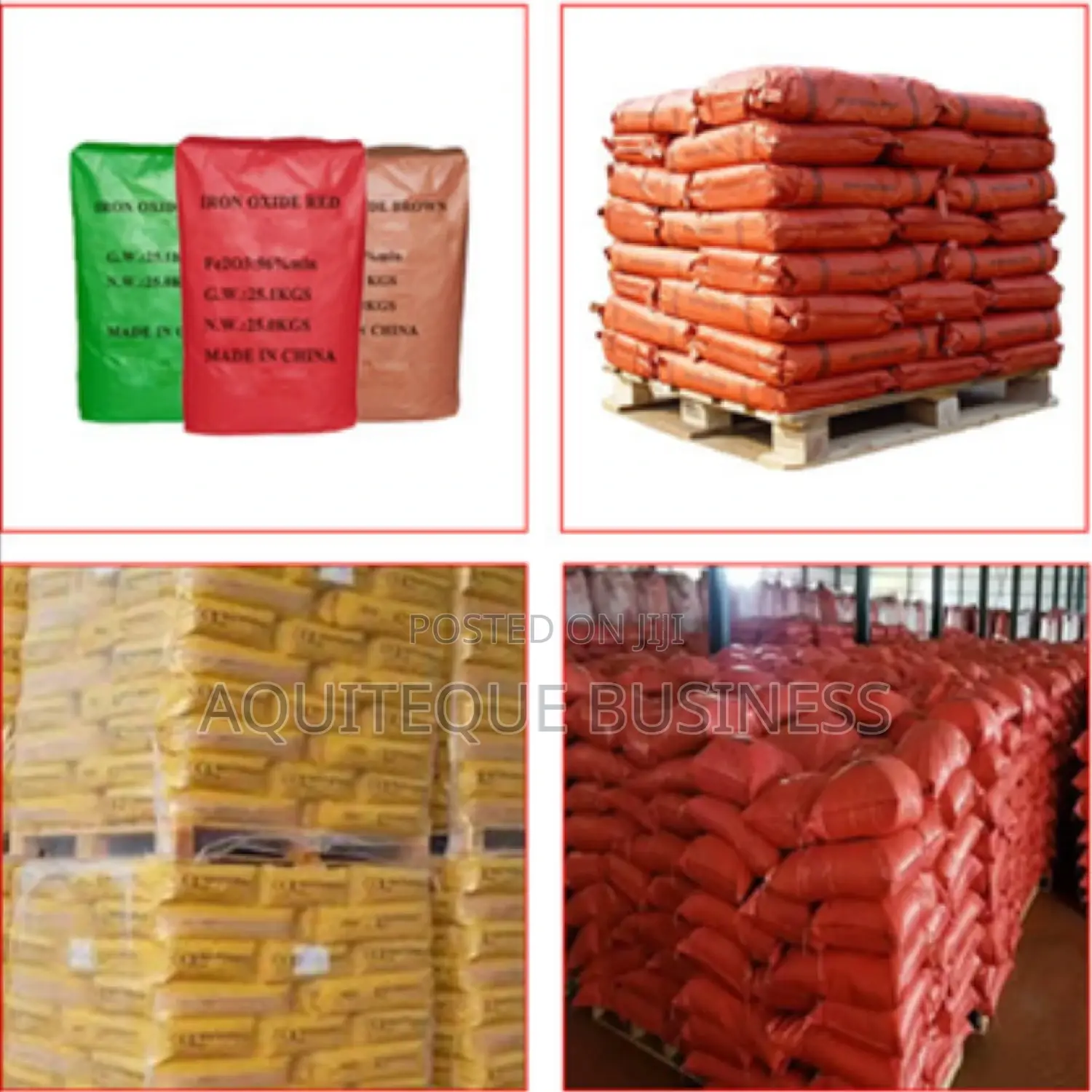 Yipin Iron Red Oxide 25kg. Wholesale Prices