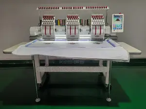 3 Heads Embroidery Machine
