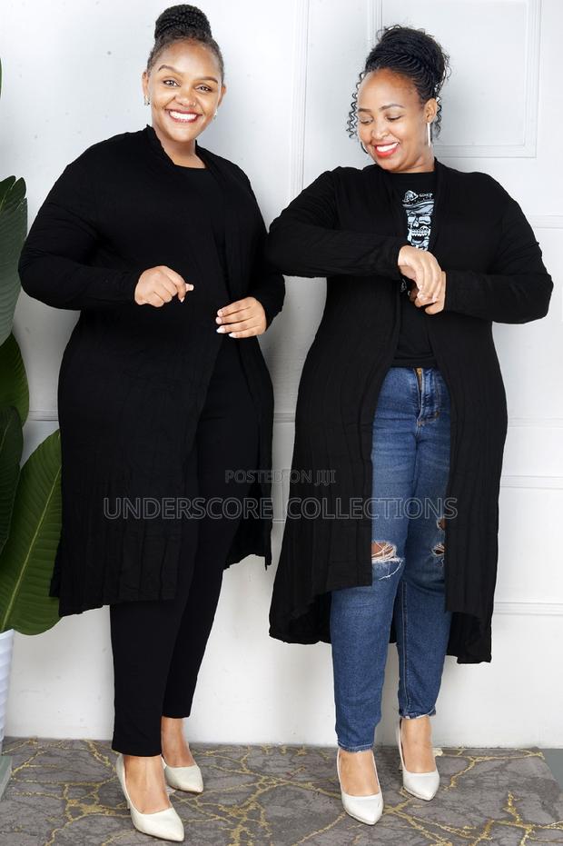 Top Notch Plus Size Fitting Plain Coloured Kimonos - thumbnail 2