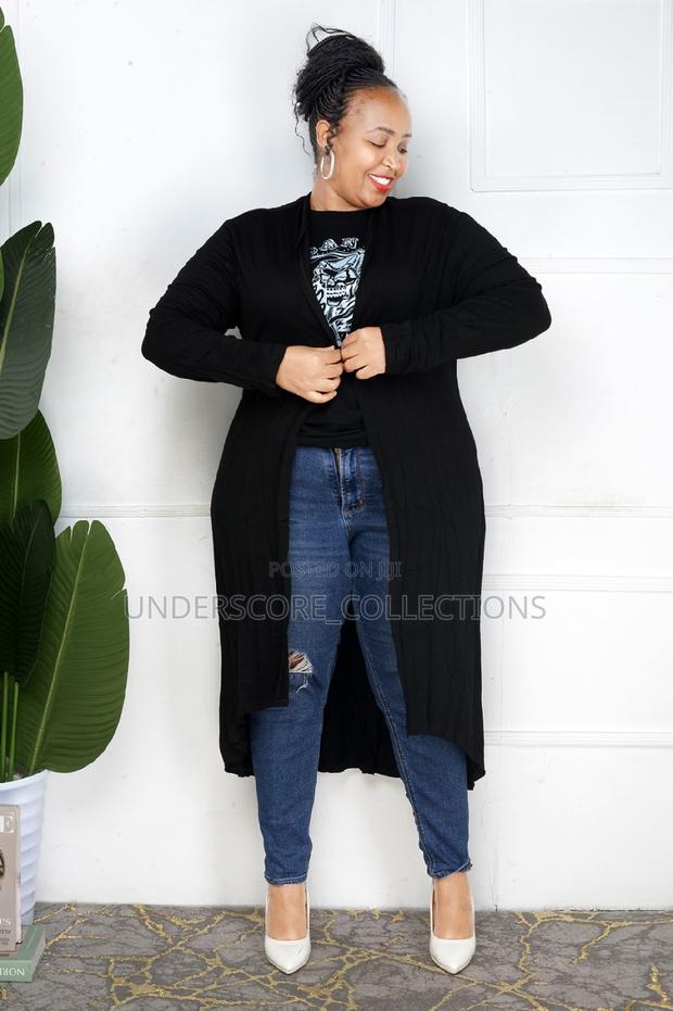 Top Notch Plus Size Fitting Plain Coloured Kimonos - thumbnail 3