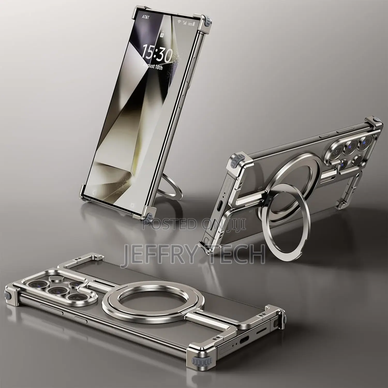 Samsung Galaxy S24 Ultra Case, Metal Frameless, Minimalist C