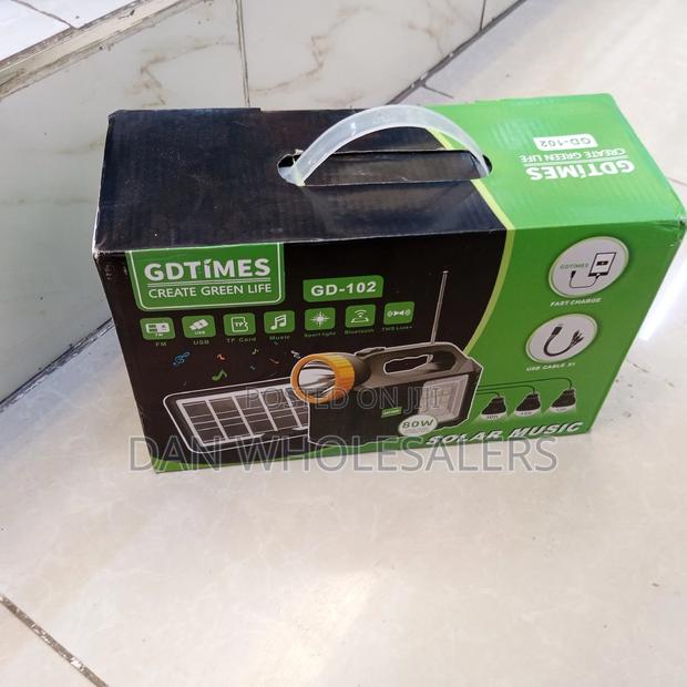 GD LITE Solar Lighting System – Black - main view