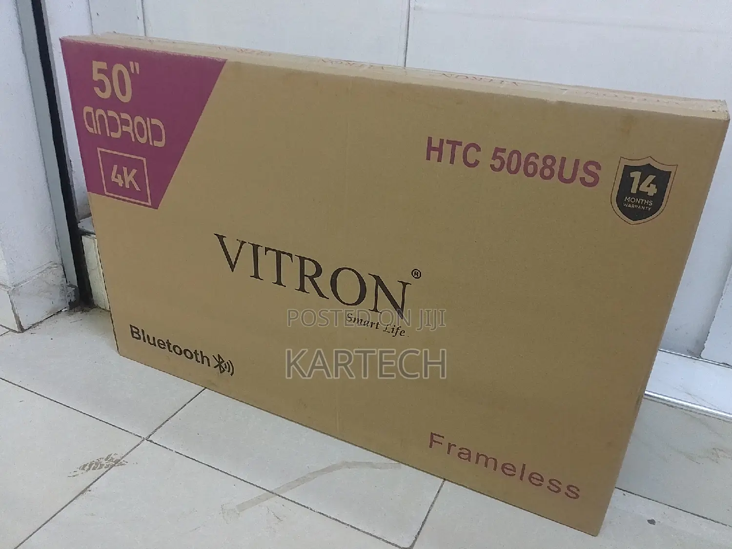 Vitron 50" Smart Android Frameless Tv