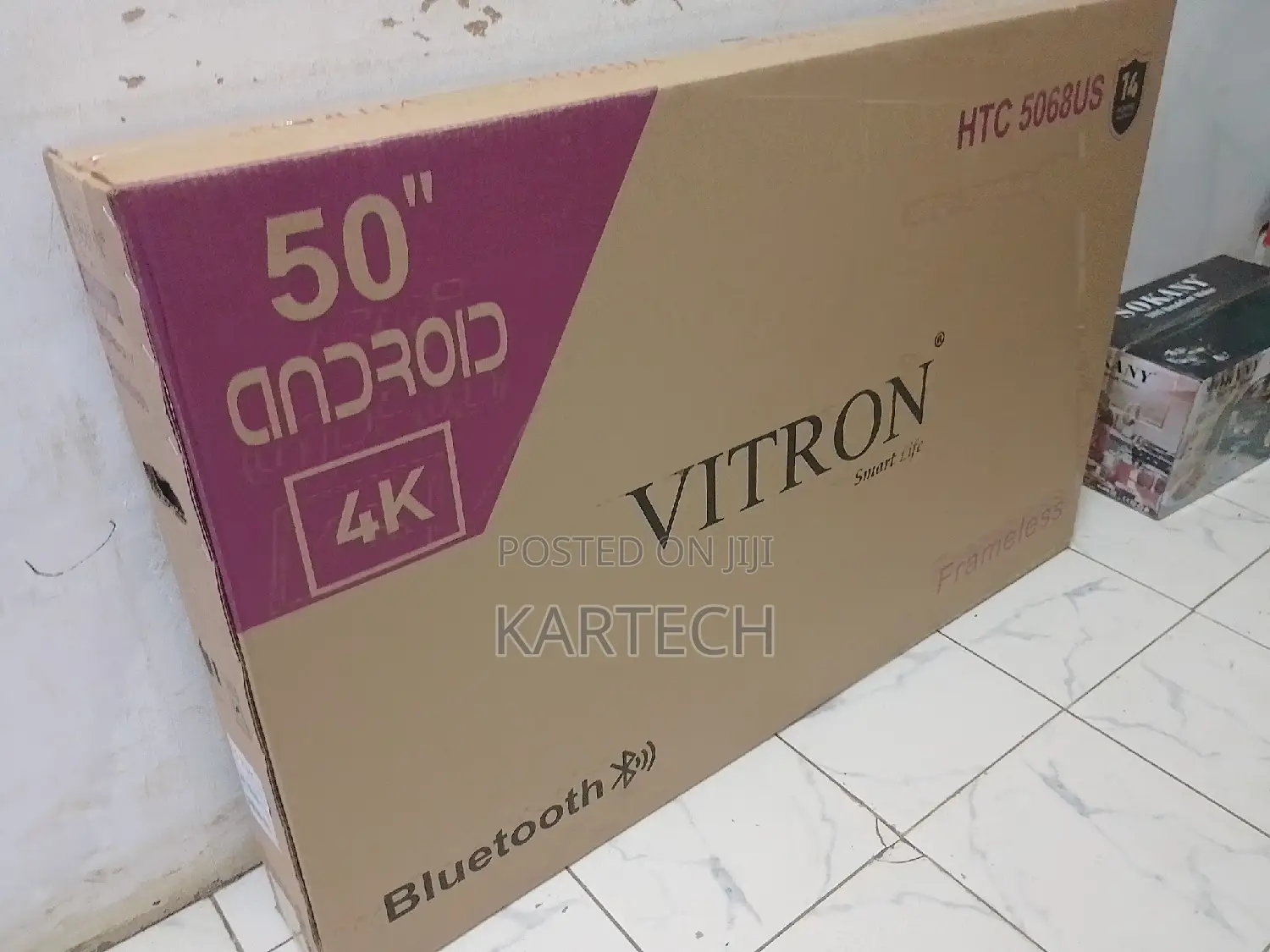 Vitron 50" Smart Android Frameless Tv