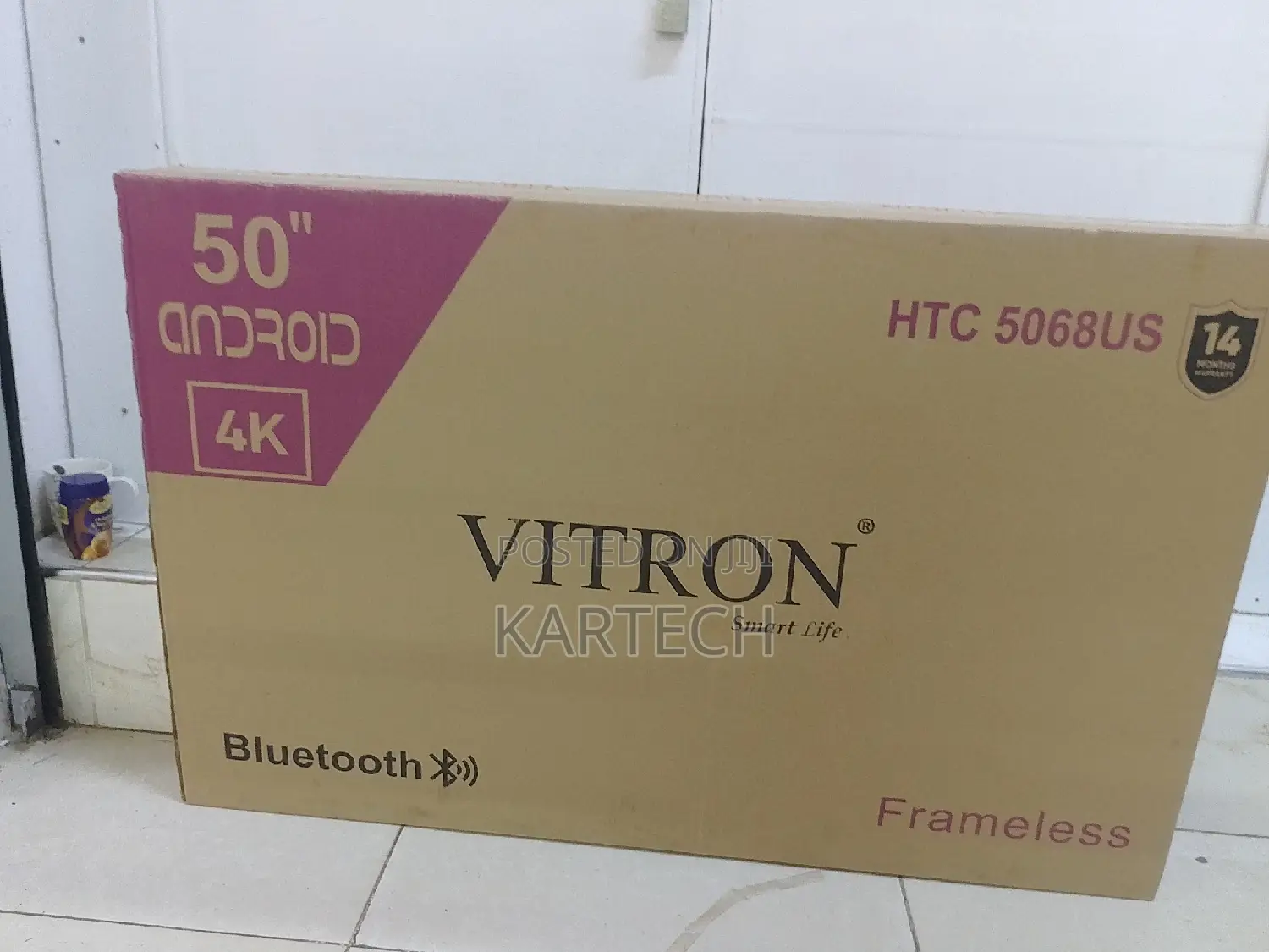 Vitron Smart Android 50 Inches Frameless Tv Uhd