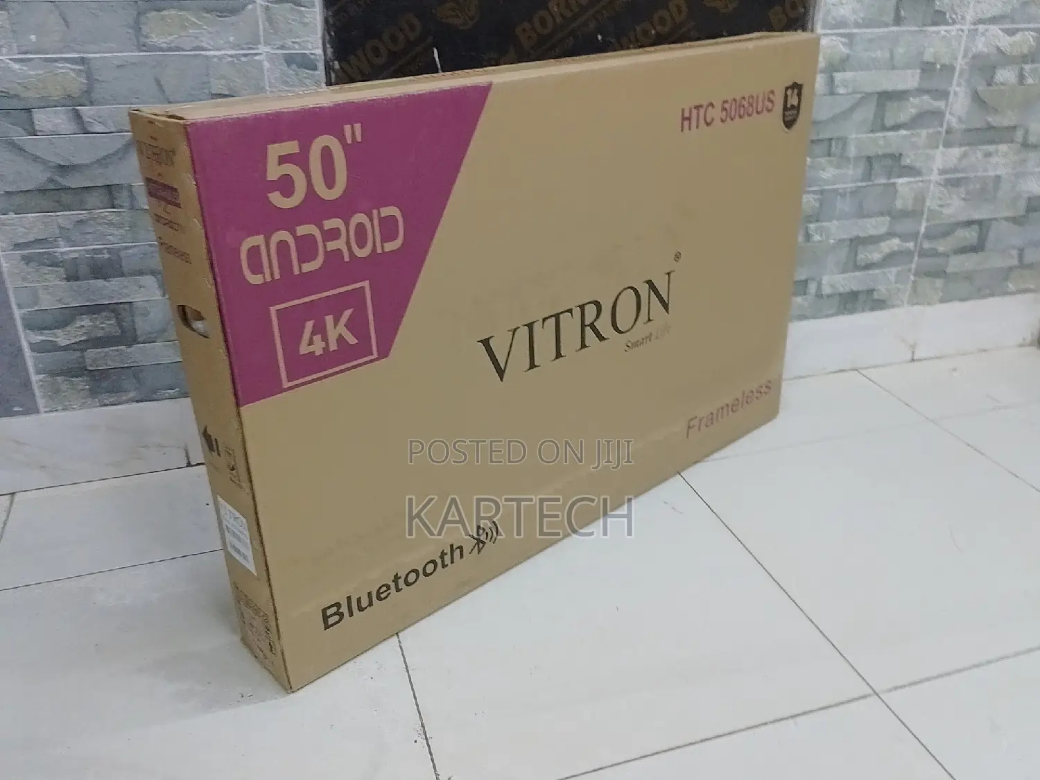 Vitron 50 Inch Frameless Uhd Frameless Smart Tv