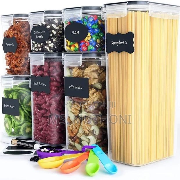 7pcs Food/Pantry Storage Containers Labels - thumbnail 3