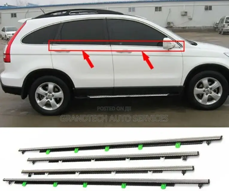 Honda Cr-v Re4 Weather Strips (Chrome)