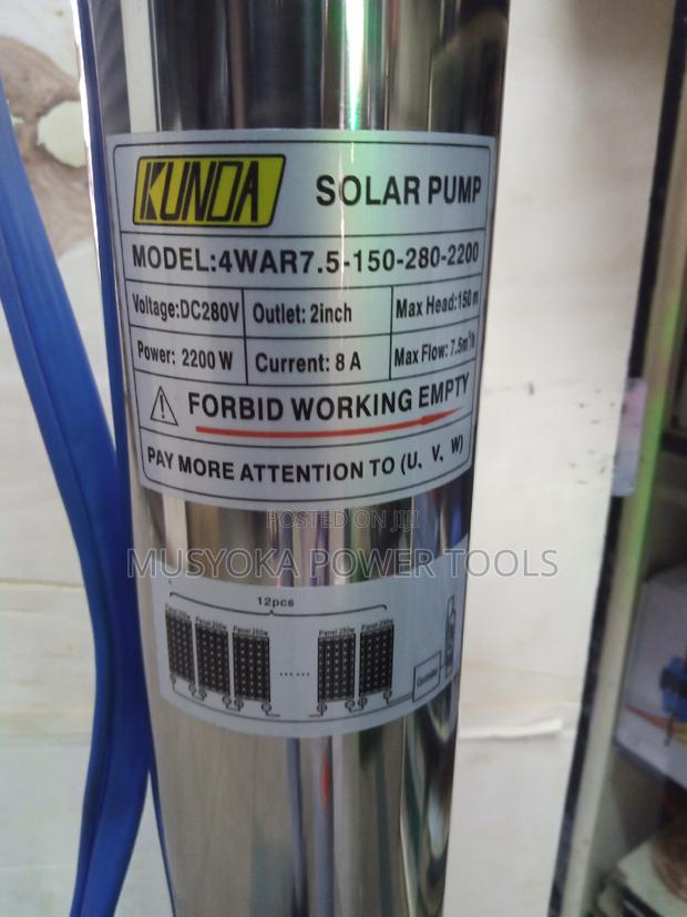 280v ,2200watts 150m Submersible Solar Pump