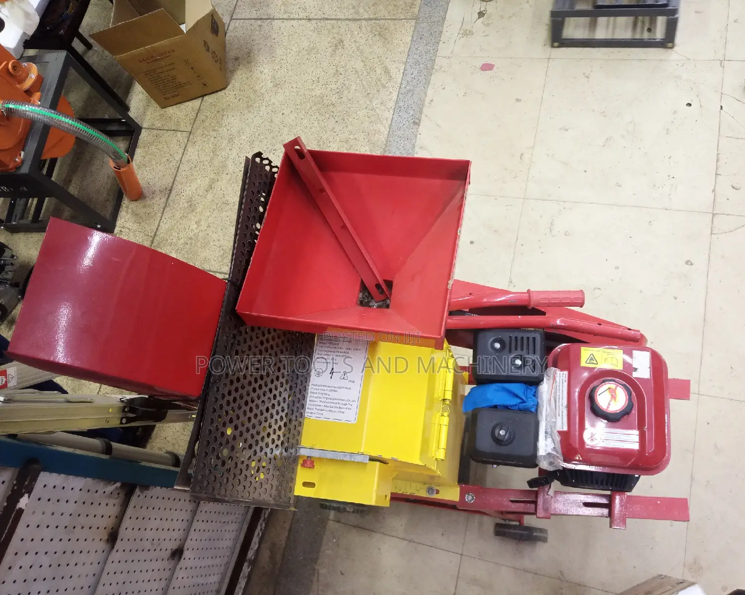 Chaff Cutter Chopper With 7.5hp Engine