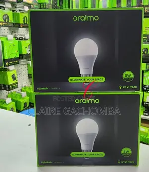 Oraimo Light Bulb 5W LED Light Bulb *A Pack of 12pcs*