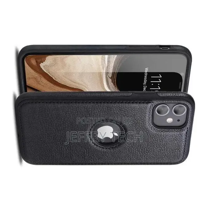 Leather Case Cover for iPhone 11 (Back Cover)