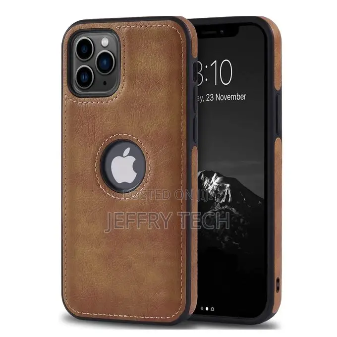 Leather Case Cover for iPhone 12 Pro Max (Back Cover)