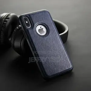 Leather Case Cover for iPhone X (Back Cover)