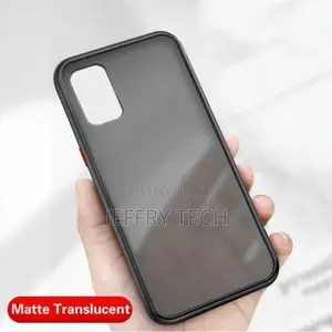 Case for Samsung A41 4G Case (Black Hard Cover)