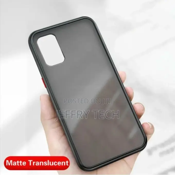 Case for Samsung A41 4G Case (Black Hard Cover)