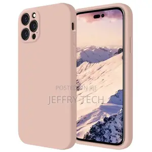 Silicone Case Cover for iPhone 14 Pro Max Peach