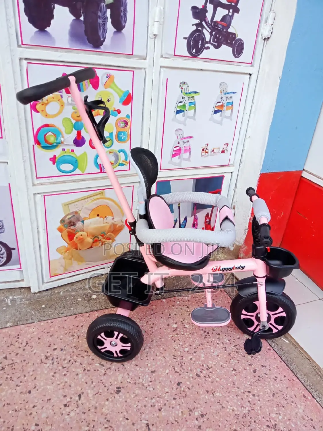 Push Tricycle With Side Bar