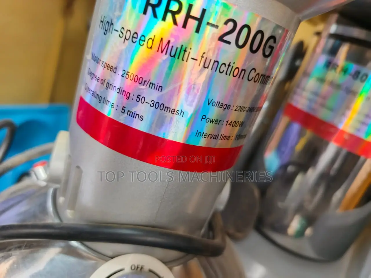 High Speed Powder Grinder 200G