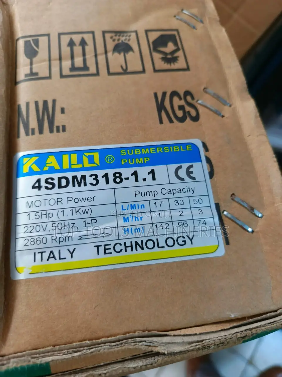 Kailo Electric Submersible Pump 3hp