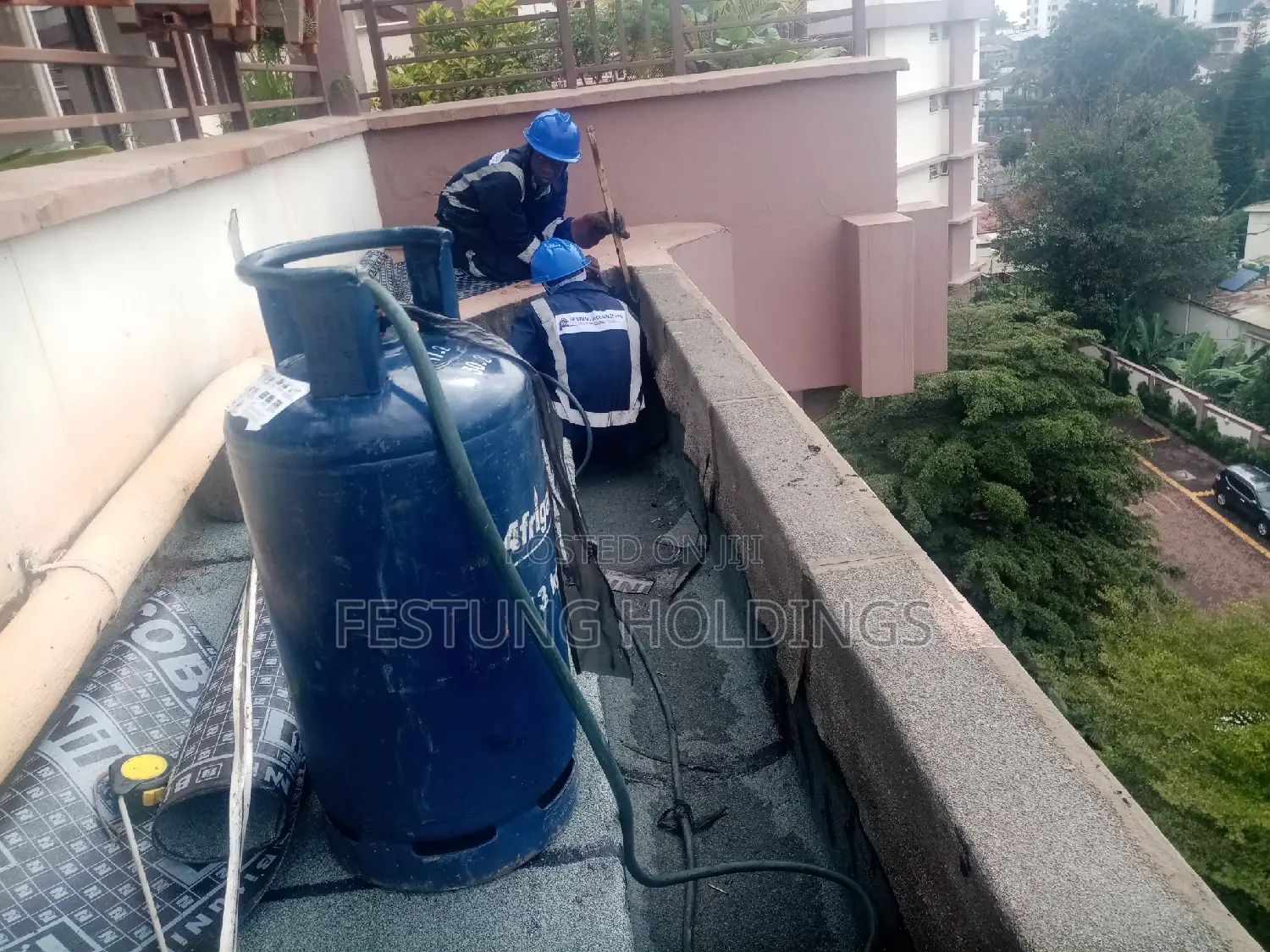 Waterproofing Ecobit APP Membrane Application