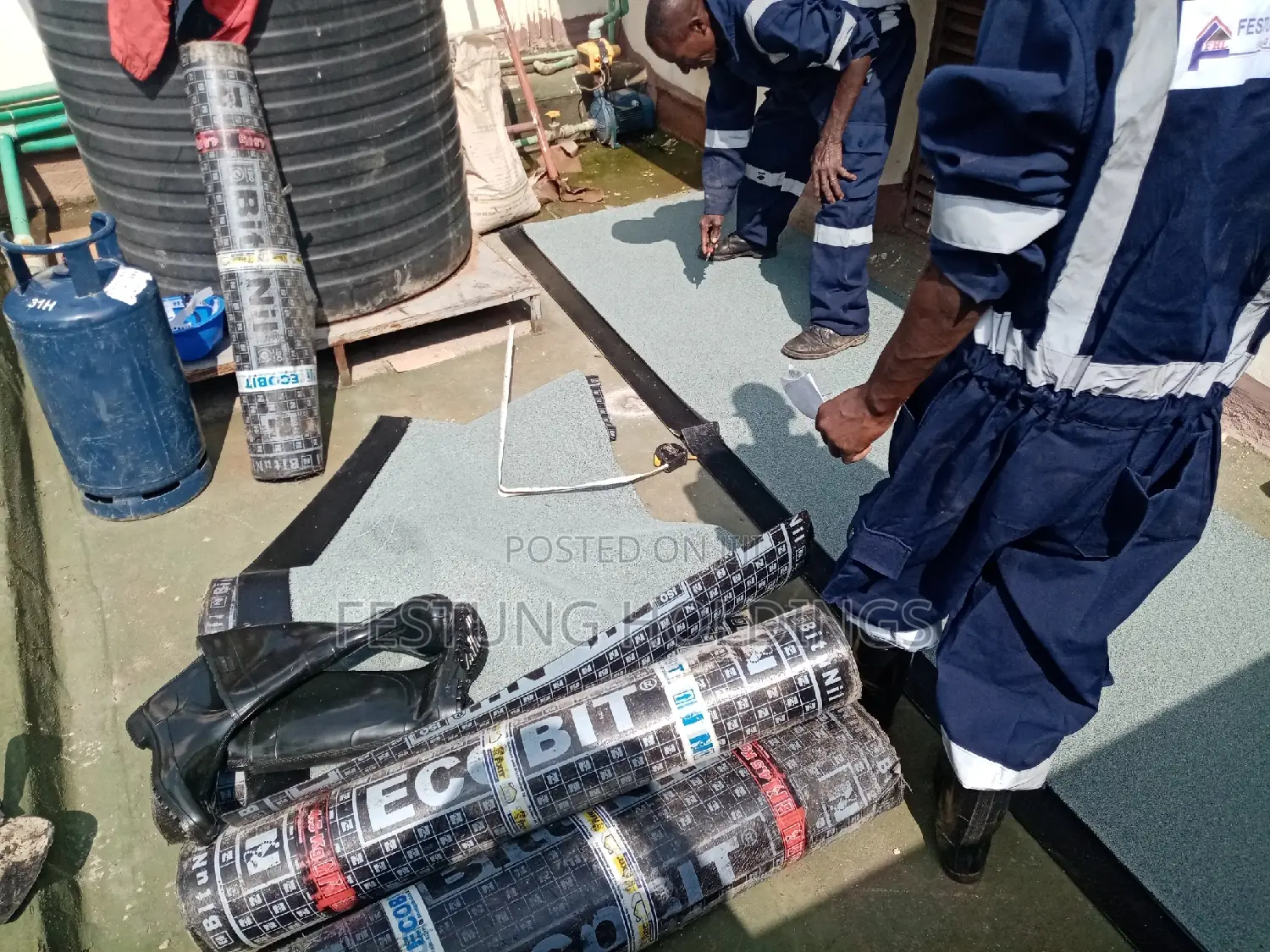 Waterproofing Ecobit APP Membrane Application