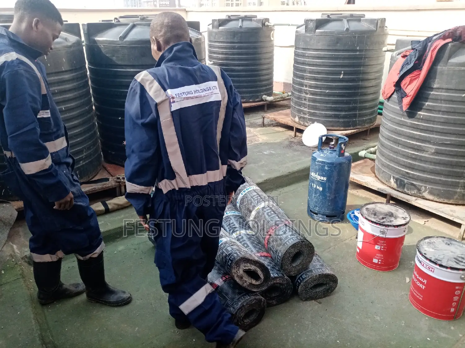 Waterproofing Ecobit APP Membrane Application