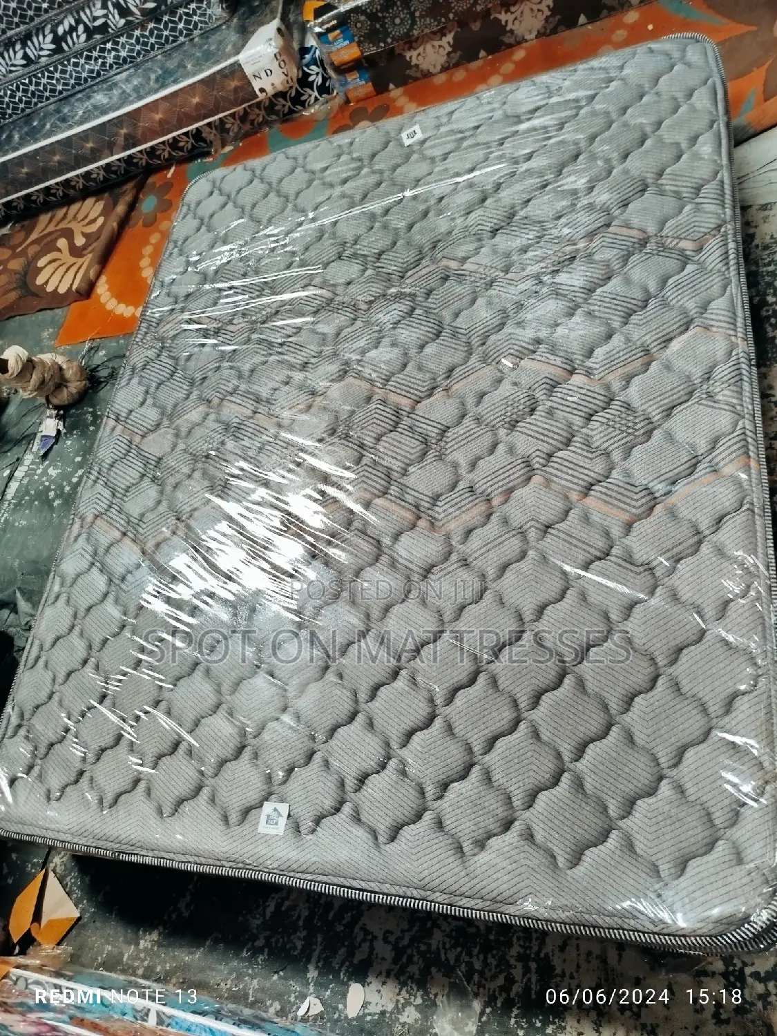 5x6 10inches Thick Maharaja Pillowtop Spring Mattresses + Delivery.
