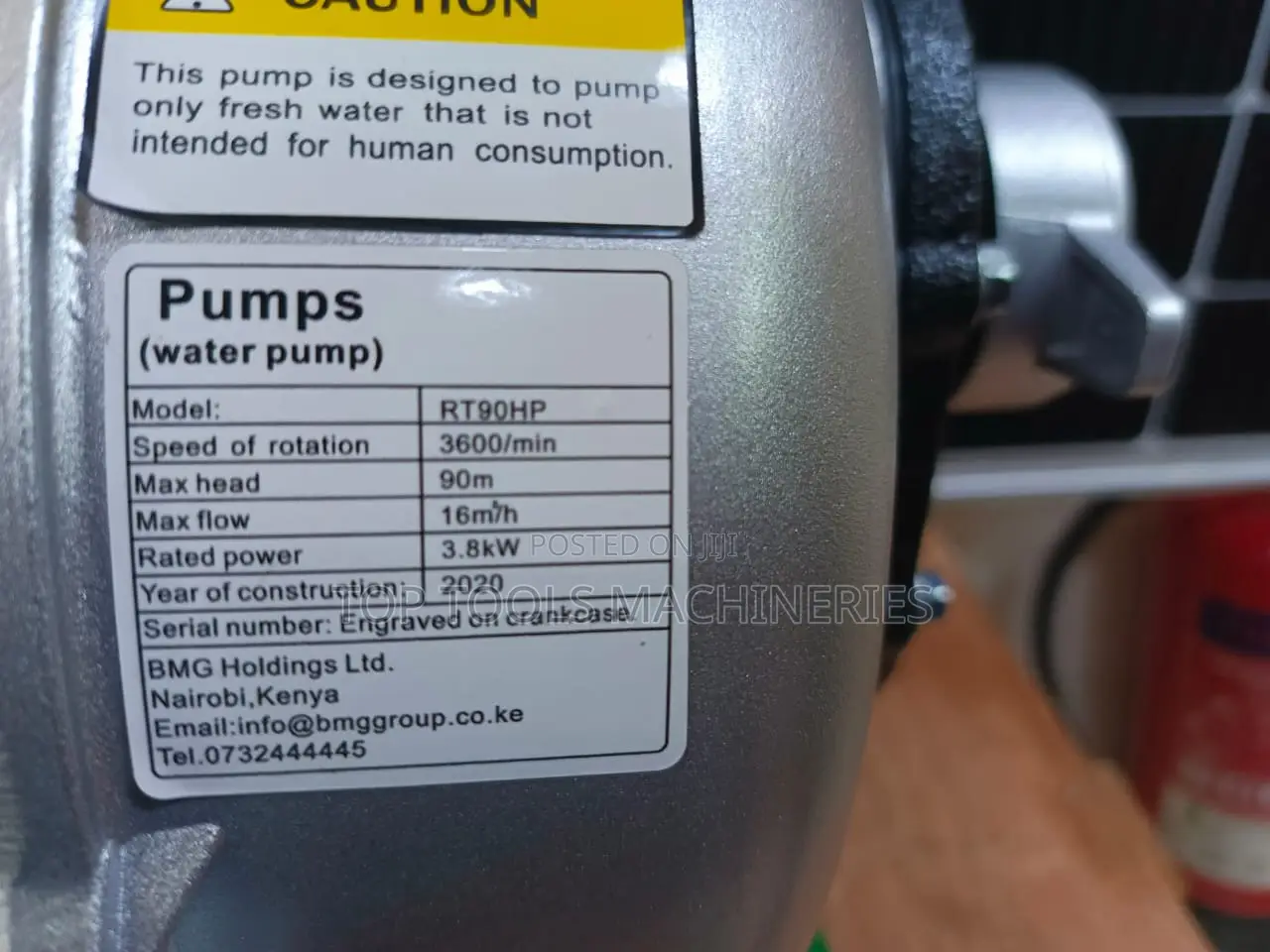 Original Brand New Power Italia 2" Inch Water Pump