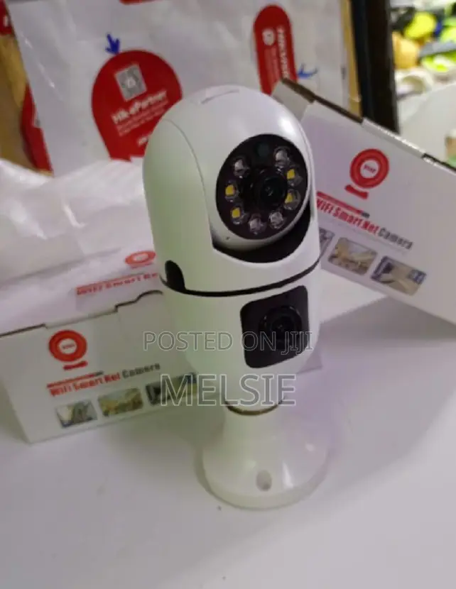 WIFI Bulb PTZ Camera 2-in-1 Dual Lens PTZ Camera
