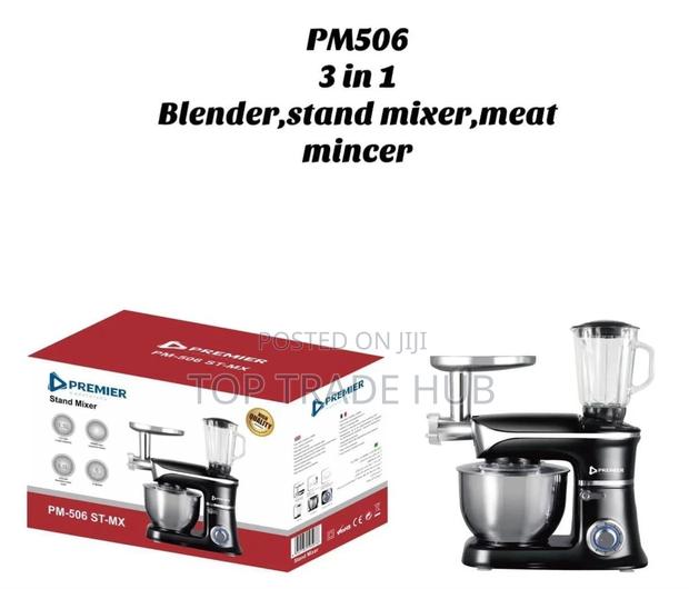 Premier 3in1 Blender, Stand Mixer, Meat Mincer Machine