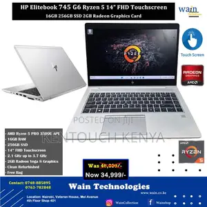 Laptop HP EliteBook 745 G6 16GB AMD Ryzen 5 SSD 256GB