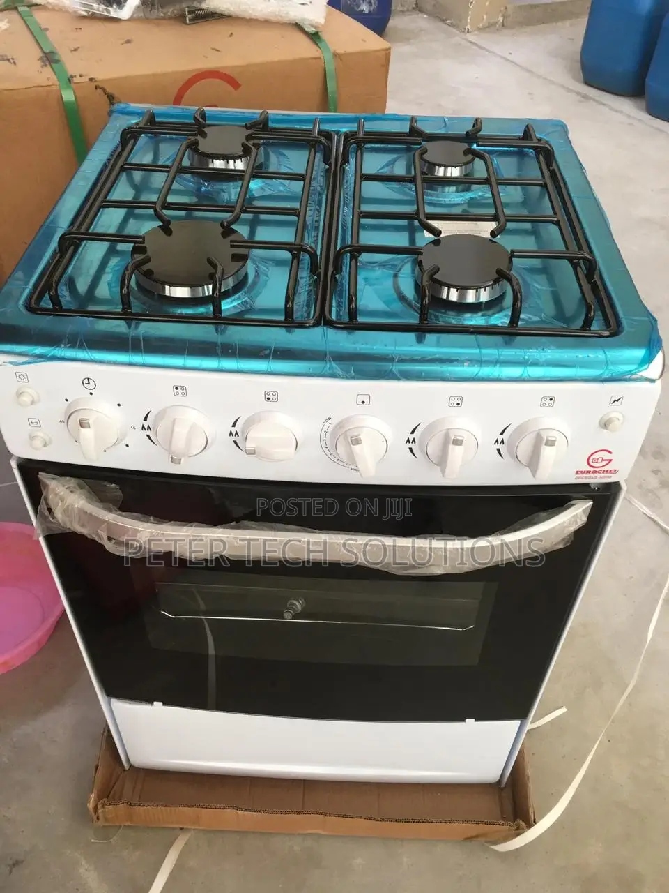 EUROCHEF 4 GAS SIZE 60 by 65 With GAS OVEN.