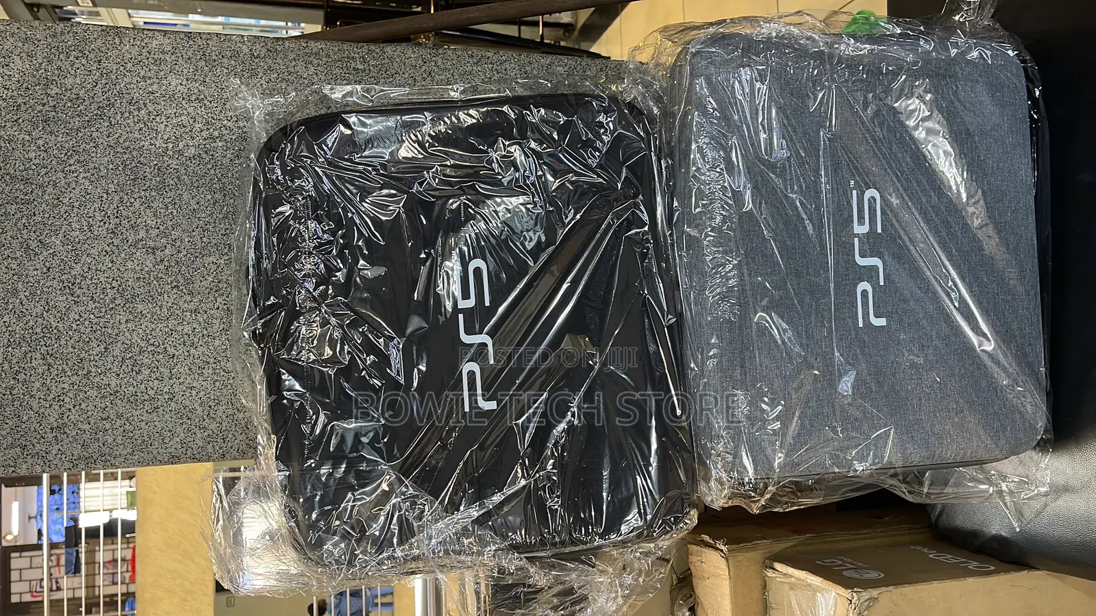 Ps5 Bags (Black Grey)