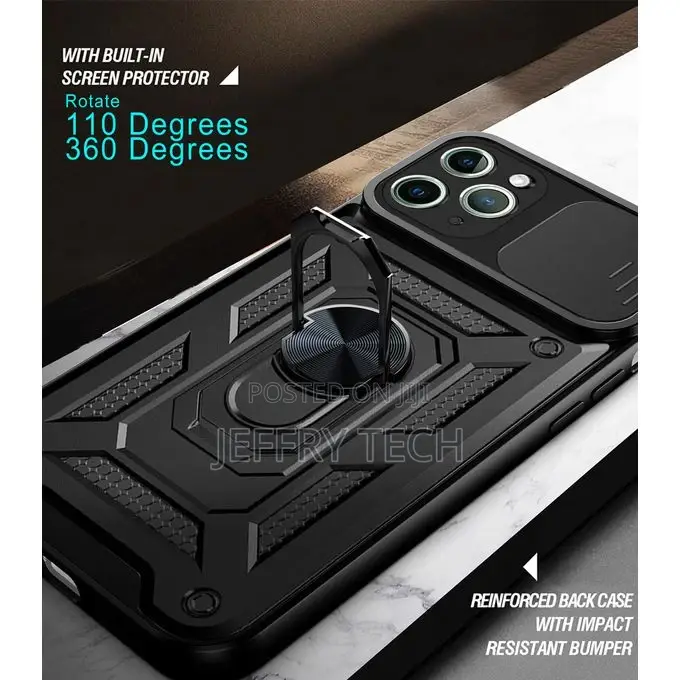 iPhone 11 Pro Max Case, Rugged Armor Protection Case With Sl