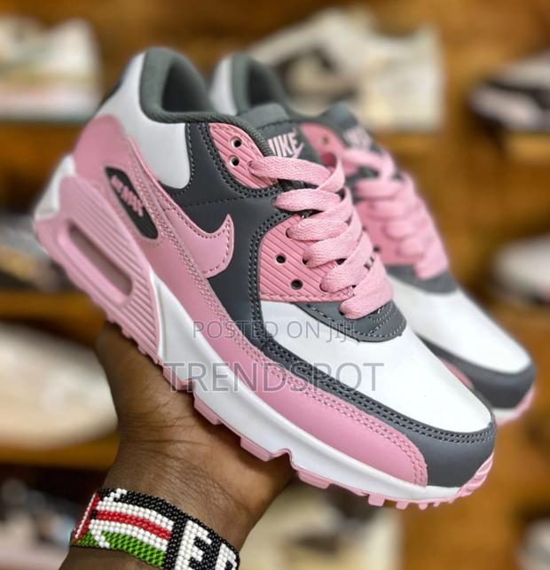 Airmax 90nike Air Max 90 - Grey/Pink Sneakers