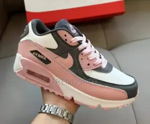 Airmax 90nike Air Max 90 - Grey/Pink Sneakers