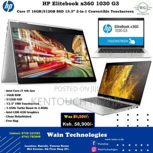 Laptop HP EliteBook X360 1030 G3 16GB Intel Core I7 SSD 512GB